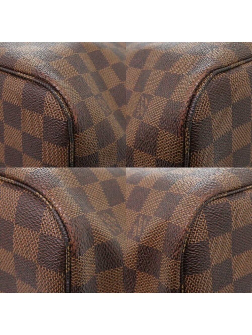 Louis Vuitton Neverfull MM Pouch Damier Cerise Tote - Picture 4 of 9